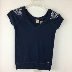 NWT HOLLISTER Womens V Neck Top Shirt XS